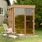 Pure Cube Sauna CU550/CU552 Outdoor Clear or Knotty Red Cedar - Sun'n'Fun Pool & Spa