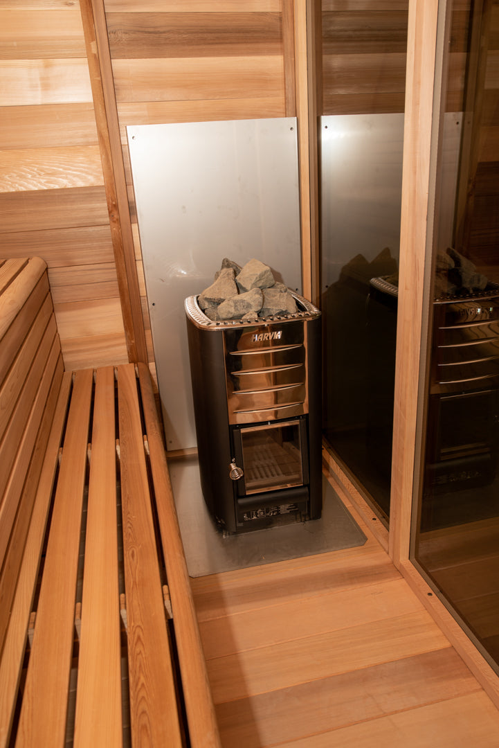 CU580 Sauna with Wood Burning Heater