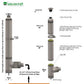 Chimney Set with ELBOW for Out the Side - Sun'n'Fun Pool & Spa