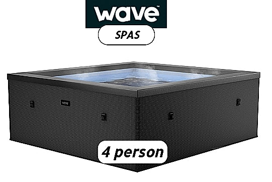 Wave Spas - GARDA - 4 Person (CHARCOAL BLACK)