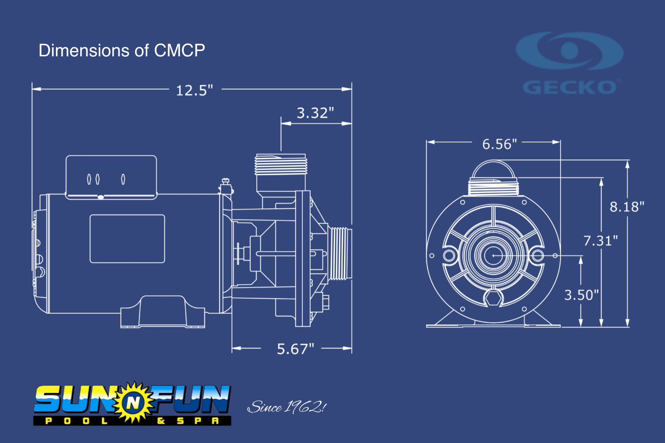 Gecko Aqua Flow Circ-Master 120V I 1.5"x 1.5"