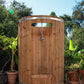 Rainbow Barrel Outdoor Shower 582S (Knotty Red Cedar) - Sun'n'Fun Pool & Spa