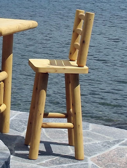 30" Stool with Back - Sun'n'Fun Pool & Spa