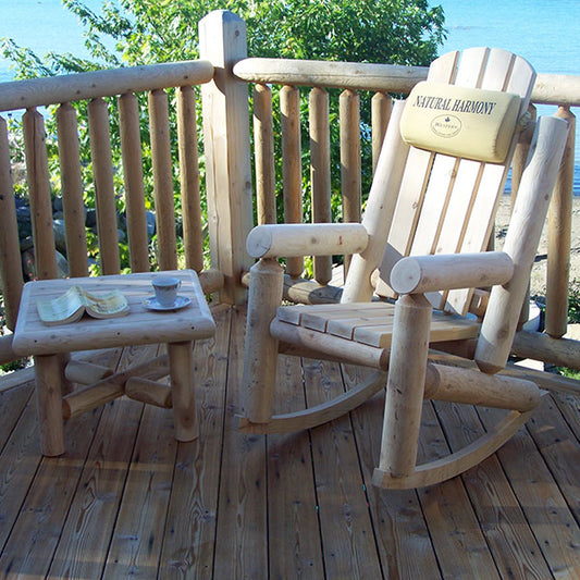 Adirondack Log Rocker