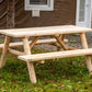 Log Picnic Table - Sun'n'Fun Pool & Spa
