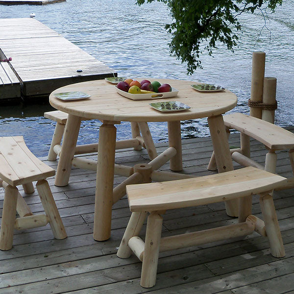 Curved Dining Bench