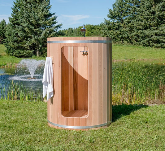 Rainbow Barrel Outdoor Shower 580S (Clear Cedar)