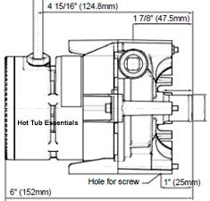 Circulating Pump Laing (115V 3/4"x3/4" barbed)