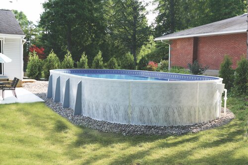 Metric Oval Pool above Ground