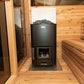 Sauna Heater Narvi NC 20 Black Wood Burning - Sun'n'Fun Pool & Spa