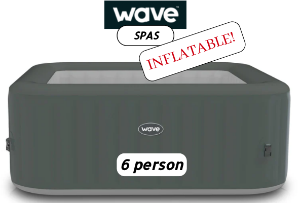 Wave Spas - ATLANTIC - 6 Person (GREY RATTAN)