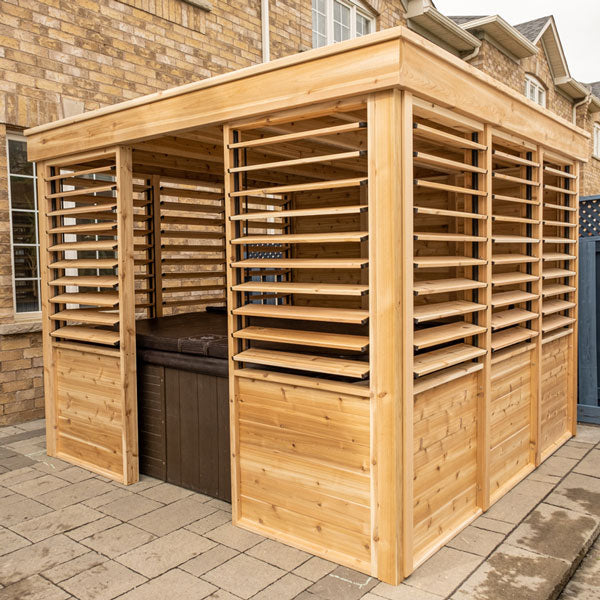Pure Cube Knotty Cedar GAZEBOS