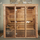 Pure Cube Sauna PU570/PU572 Indoor Clear or Knotty Red Cedar - Sun'n'Fun Pool & Spa