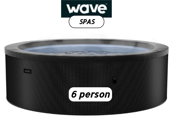 Wave Spas - TAHOE - 6 Person (CHARCOAL BLACK)