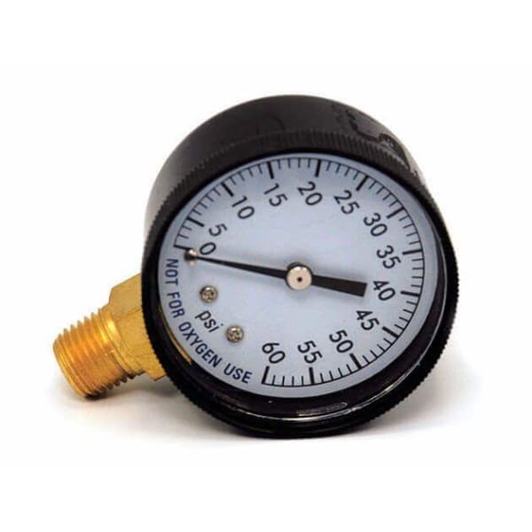 Pressure Gauge 1/4" 60PSI Side Mount AC296C - Sun'n'Fun Pool & Spa