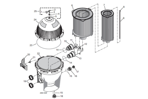 Sta-Rite Drain Plug O-Ring - 35505-1424